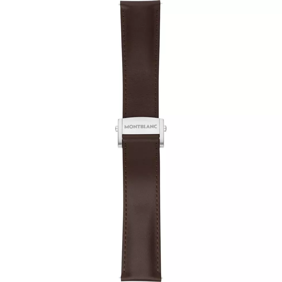 Montblanc Summit 2 Sapphire Brown Leather Strap 22mm