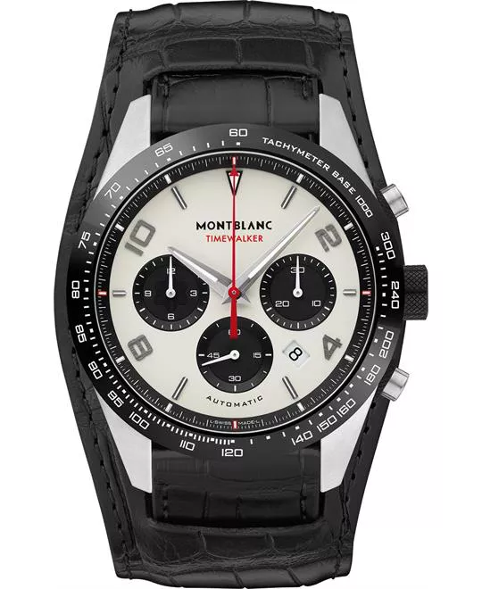 Montblanc TimeWalker 118489 Chronograph Watch 43mm