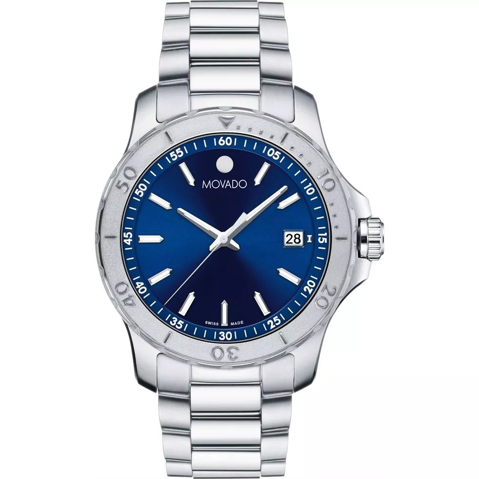 Movado Active Blue-Tone Sport Watch 40mm