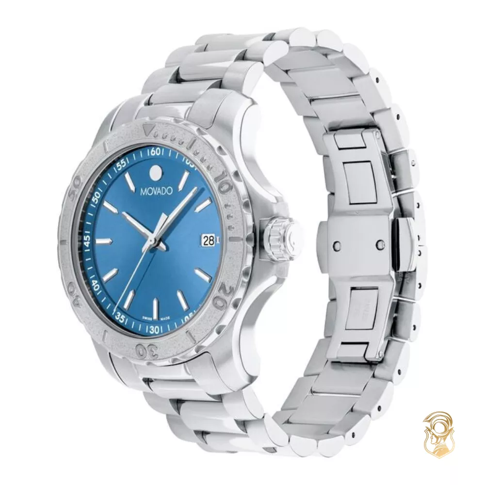 Movado Active Blue-Tone Sport Watch 40mm