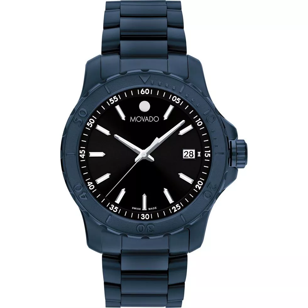 Movado Active Blue-Tone Sport Watch 40mm