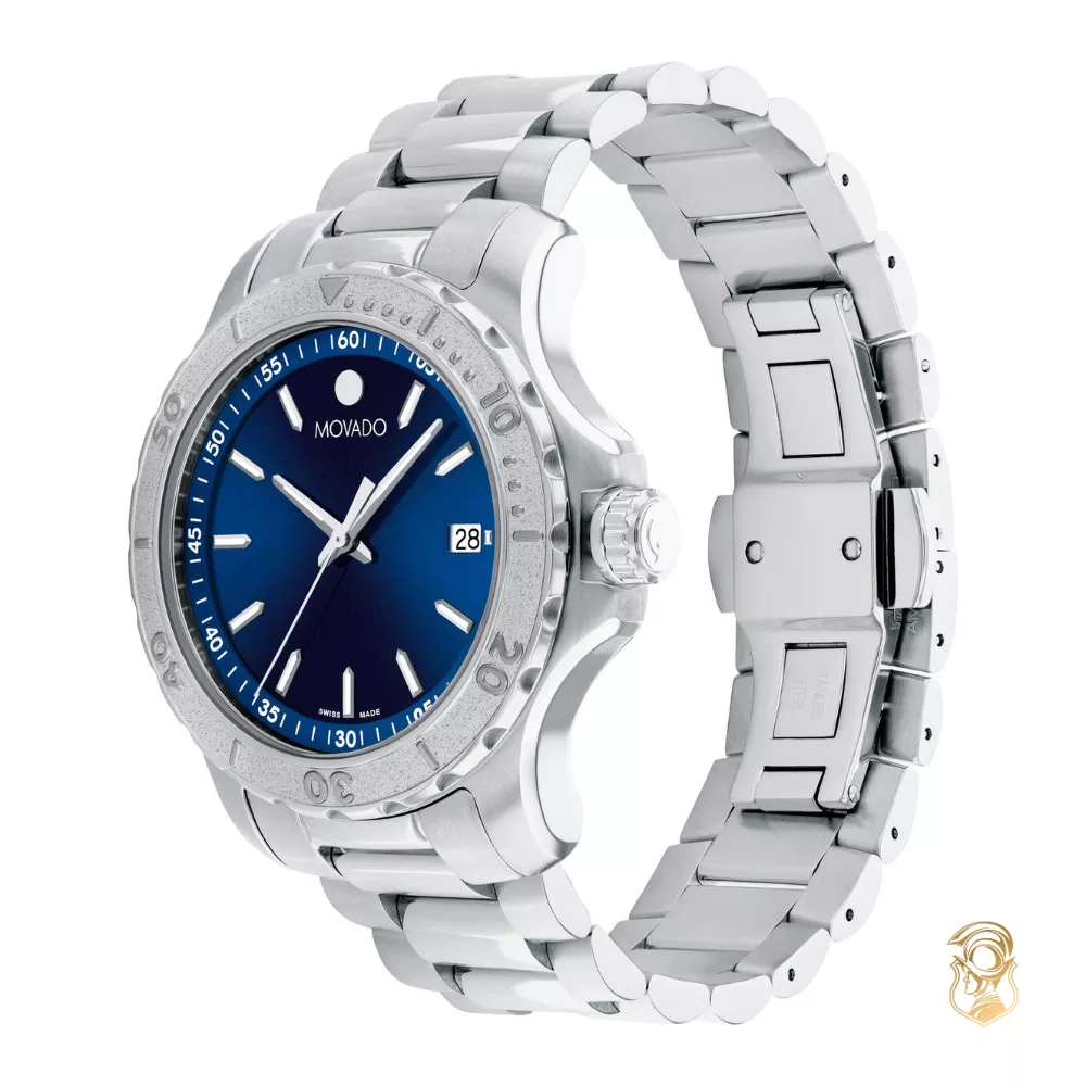 Movado Active Blue-Tone Sport Watch 40mm