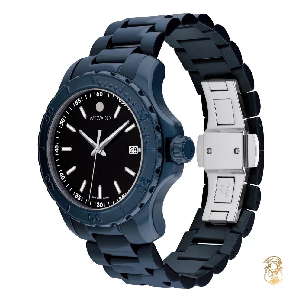 Movado Active Blue-Tone Sport Watch 40mm