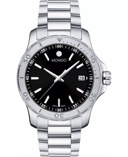 Movado Active Silver-Tone Sport Watch 40mm