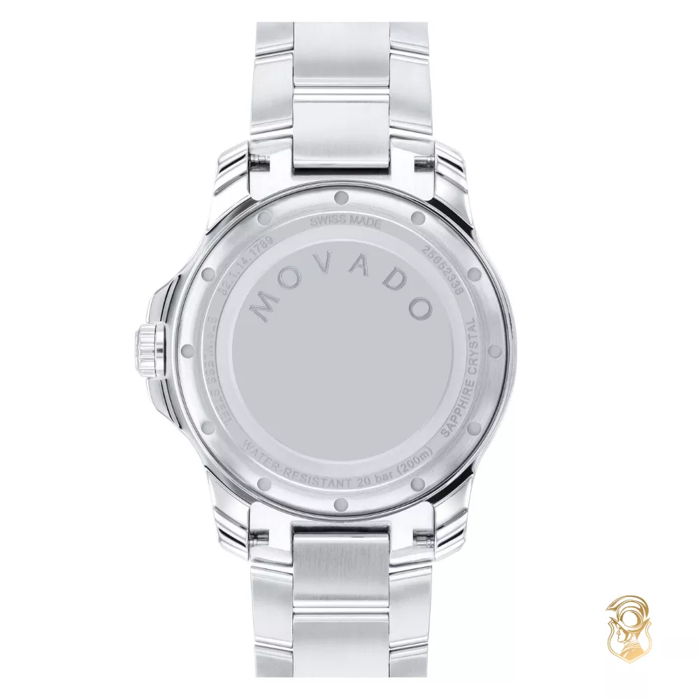 Movado Active Silver-Tone Sport Watch 40mm