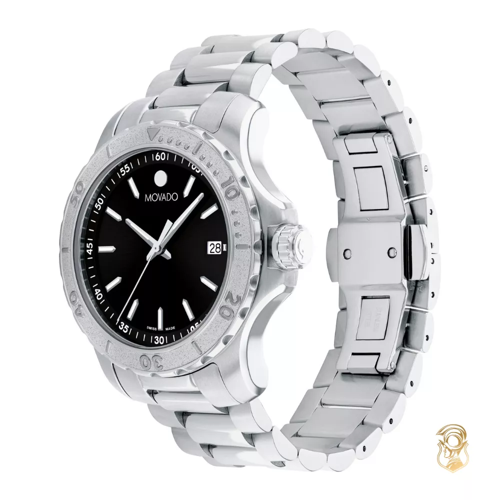 Movado Active Silver-Tone Sport Watch 40mm