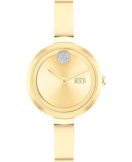 Movado Bangles Gold-Tone Watch 30mm