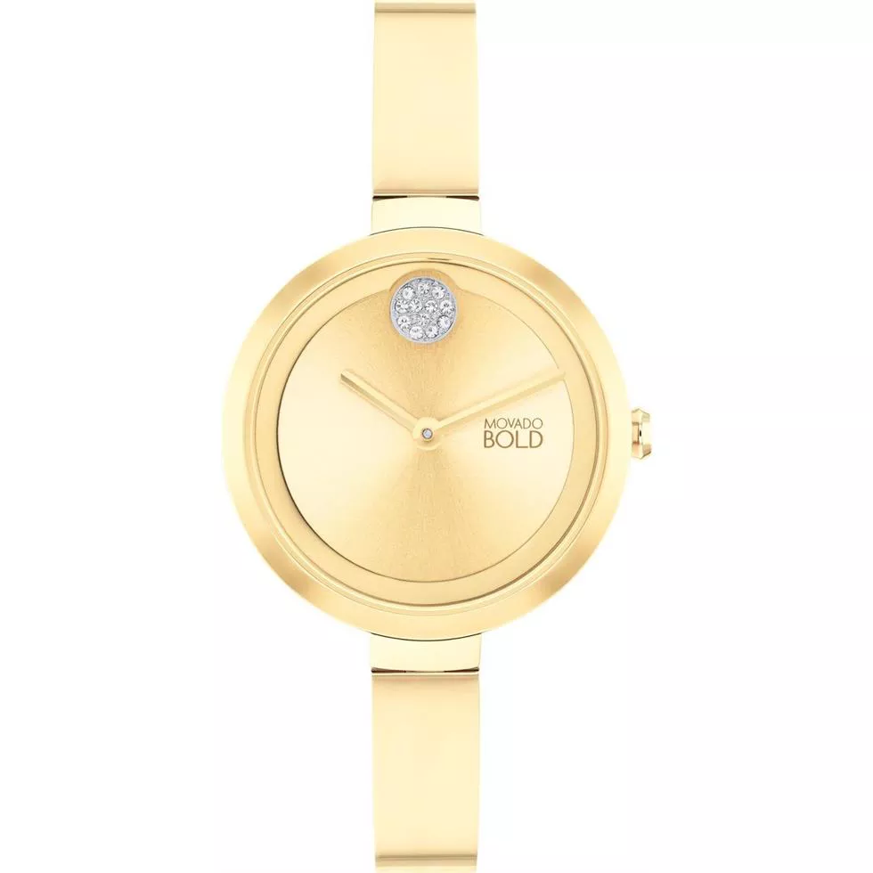 Movado Bangles Gold-Tone Watch 30mm