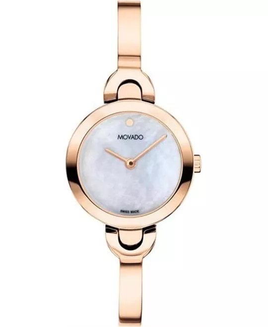 Movado Bangles Rose Gold-Tone Watch 24mm