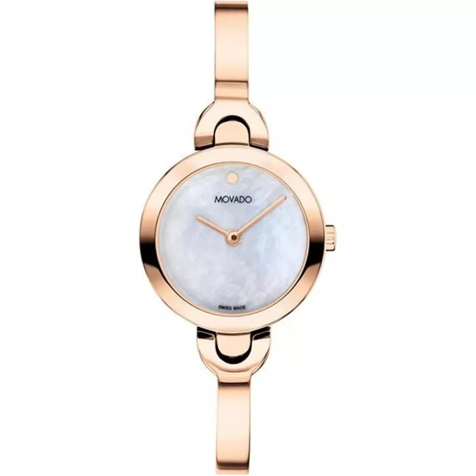 Movado Bangles Rose Gold-Tone Watch 24mm