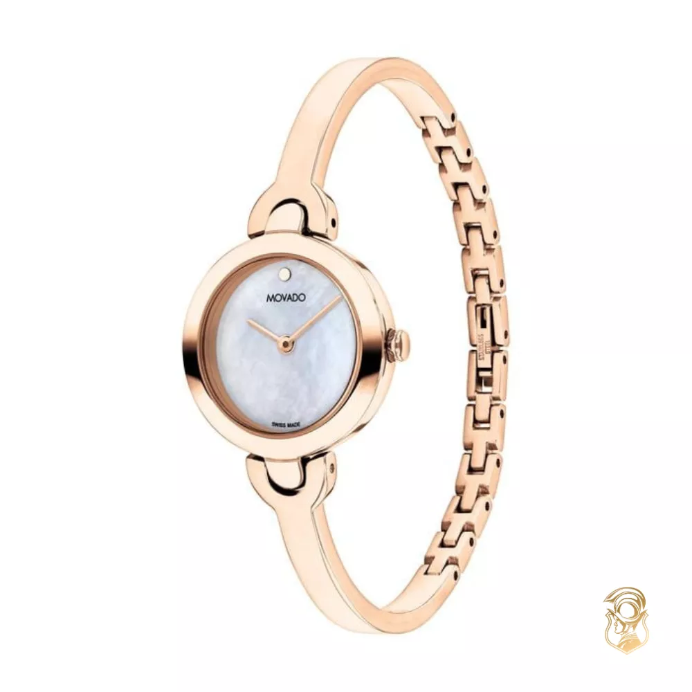 Movado Bangles Rose Gold-Tone Watch 24mm