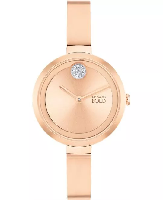 Movado Bangles Rose Gold Watch 30mm