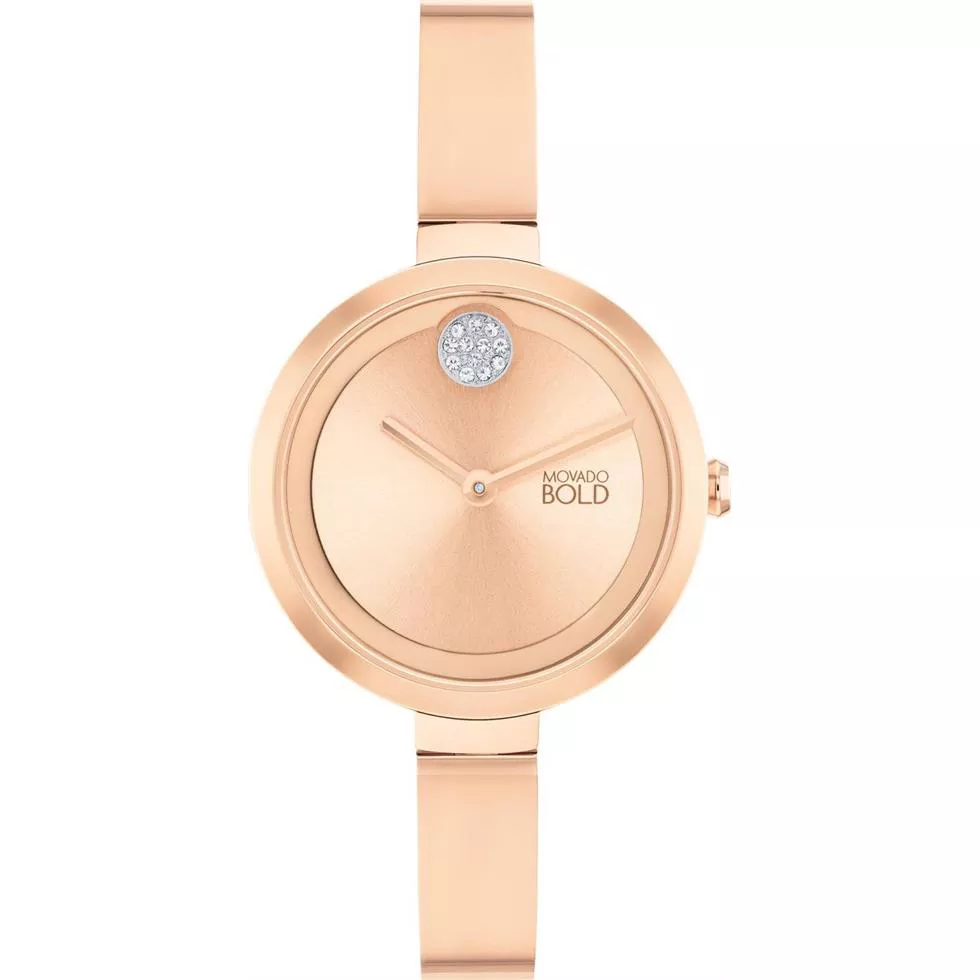 Movado Bangles Rose Gold Watch 30mm