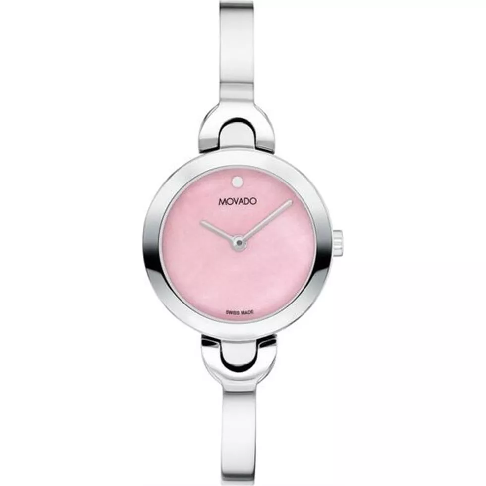 Movado Bangles Silver-Tone Women's Watch 24mm