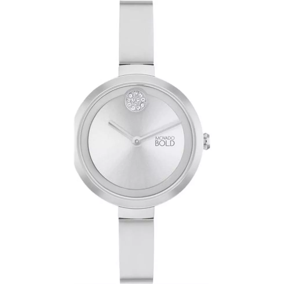 Movado Bangles Silver-Tone Watch 30mm