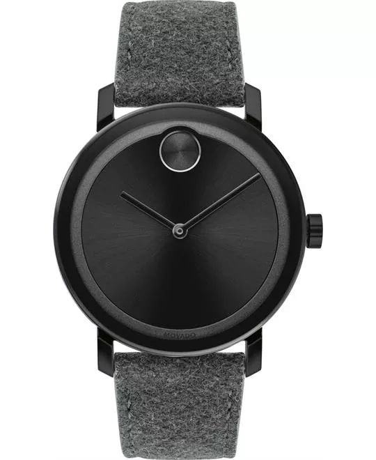 Movado Bold Black Ion-Plated Watch 40mm