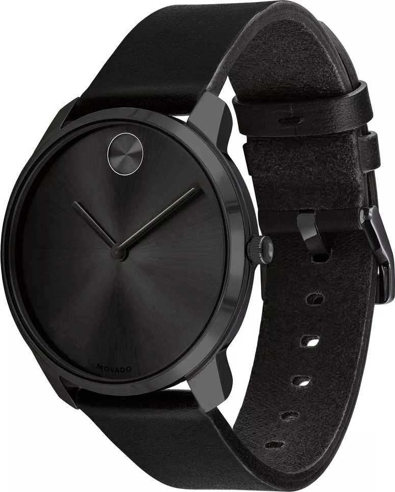 Movado Bold Black Ion-plated Watch 42mm