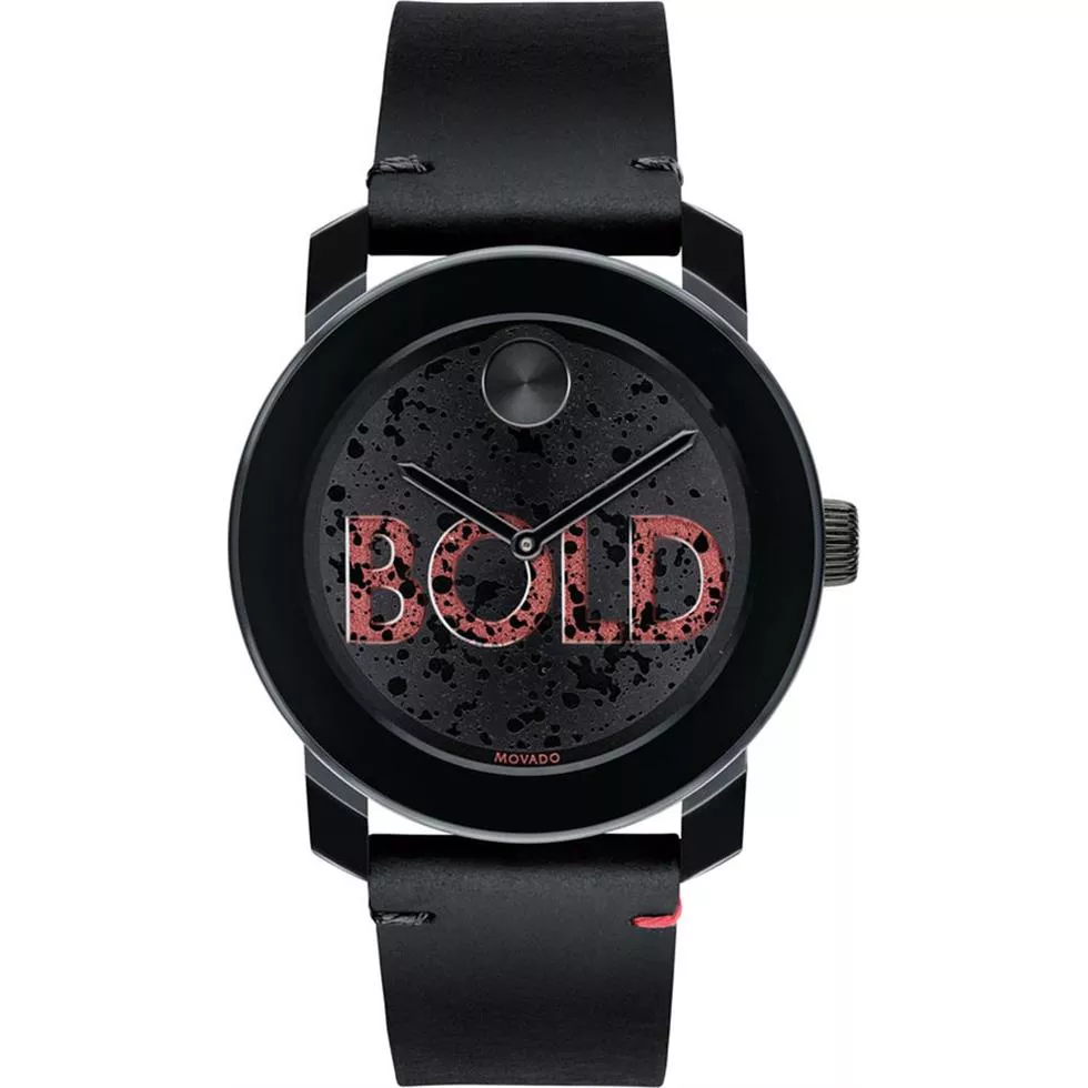Movado Bold Black Men's Watch 42mm