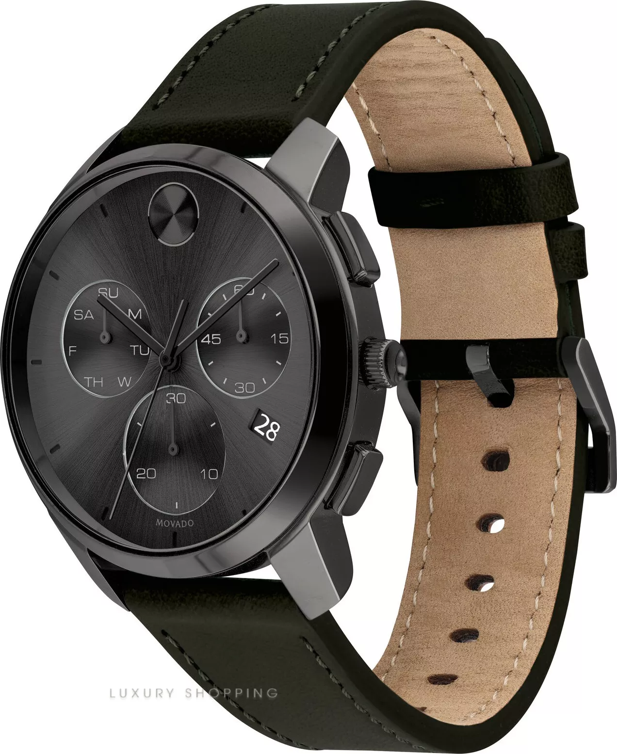 Movado Bold Black Men's Watch 42mm