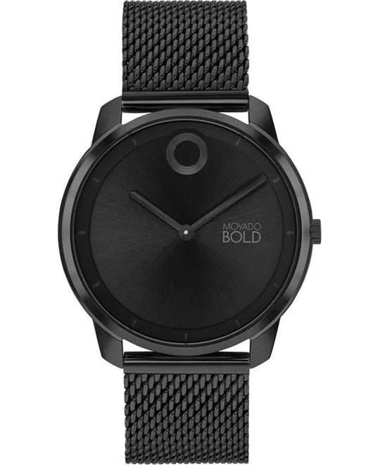 Movado Bold Black-Tone Men's Watch 40mm