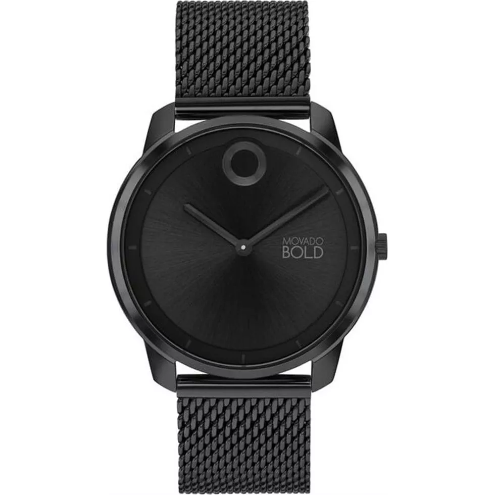 Movado Bold Black-Tone Men's Watch 40mm