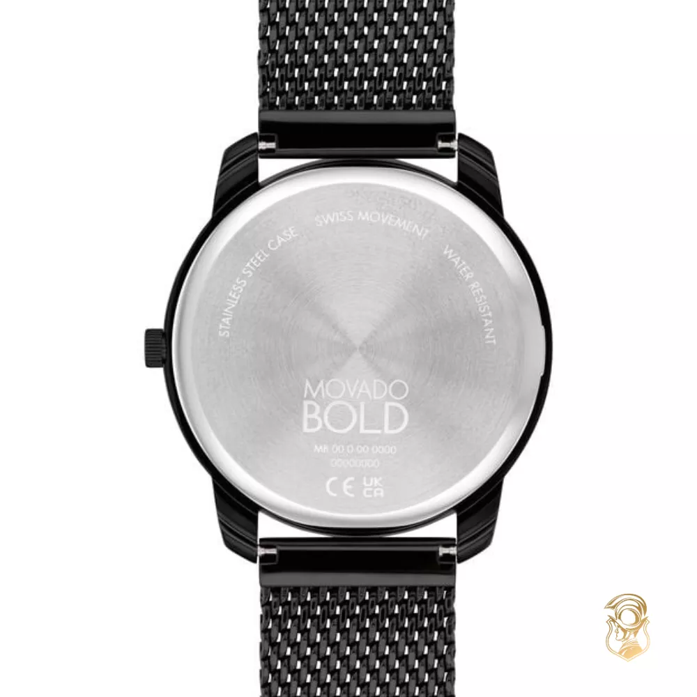 Movado Bold Black-Tone Men's Watch 40mm