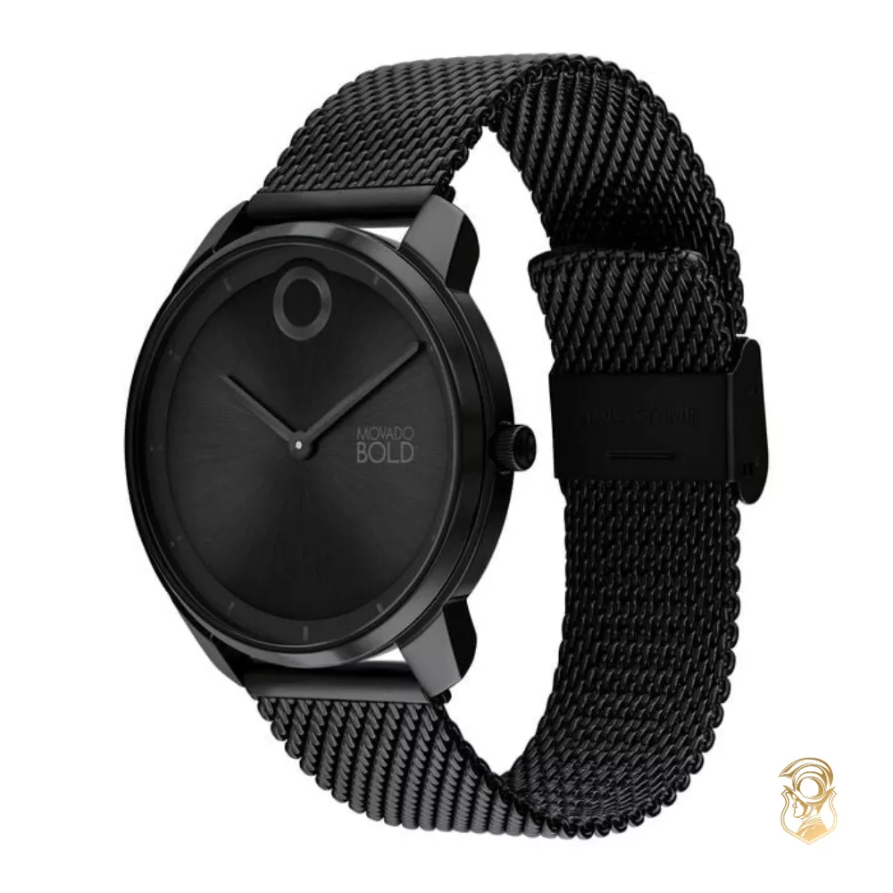 Movado Bold Black-Tone Men's Watch 40mm