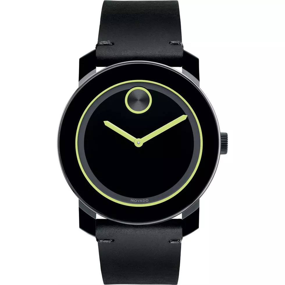 Movado BOLD Black TR90 Large Watch 42mm 