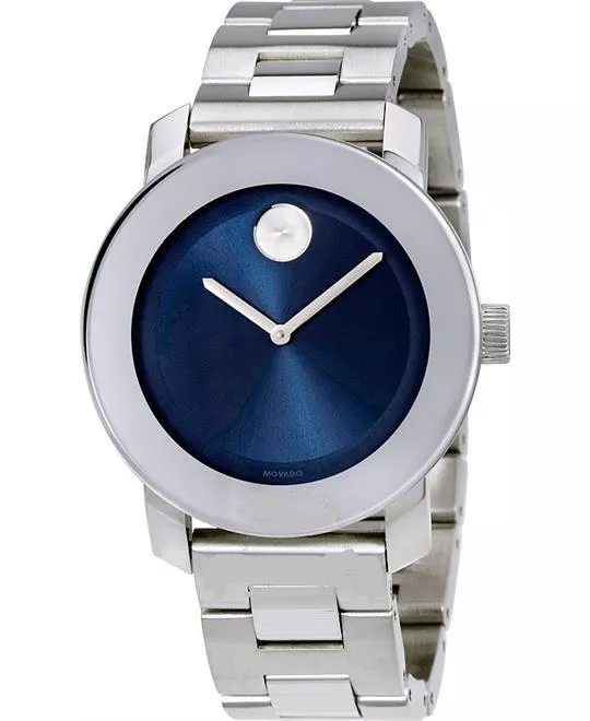 Movado Bold Blue Dial Unisex Watch 36mm 