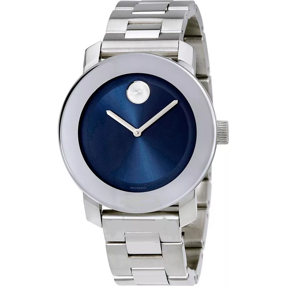 Movado Bold Blue Dial Unisex Watch 36mm 
