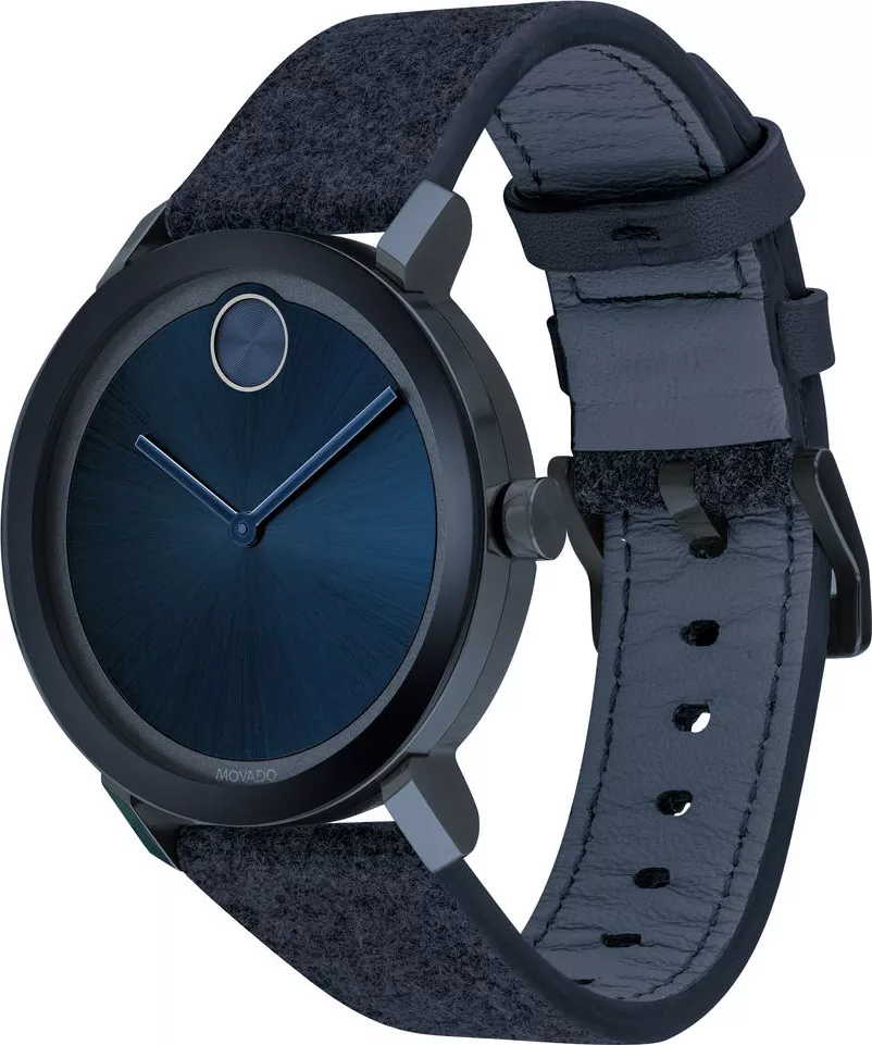 Movado Bold Blue Ion-Plated Watch 40mm