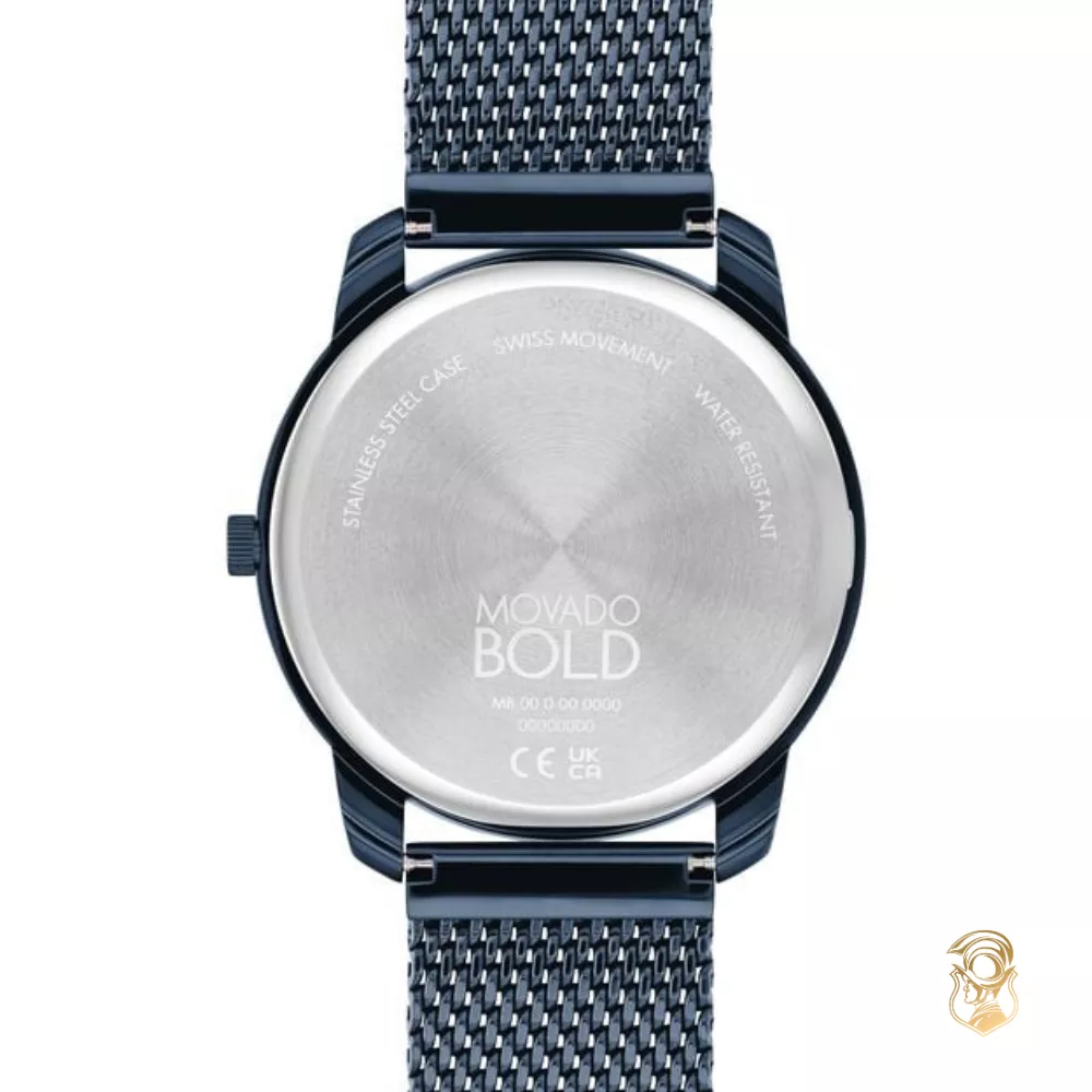 Movado Bold Blue-Tone Men's Watch 40mm