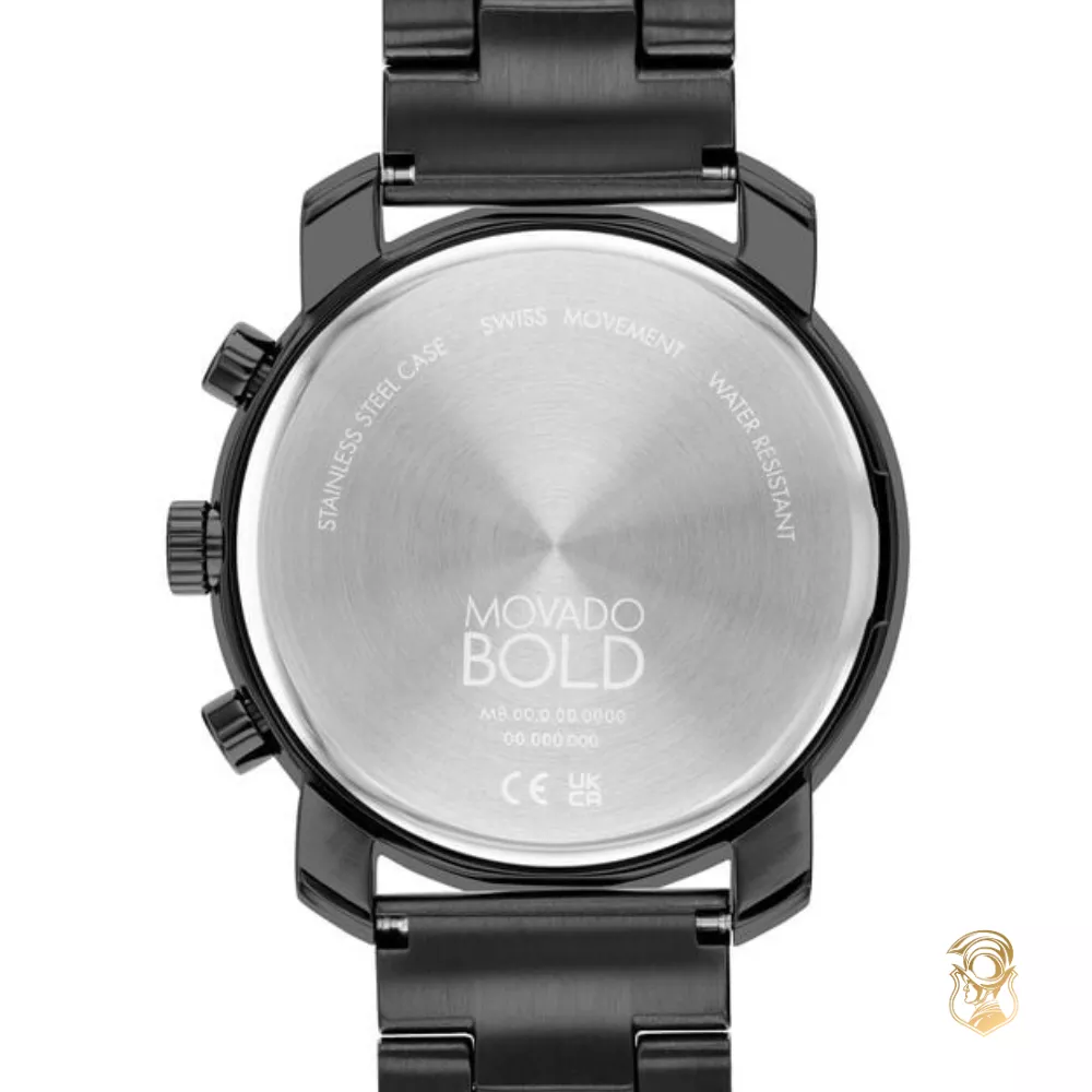 Movado Bold Chronograph Black-Tone Men's Watch 44mm