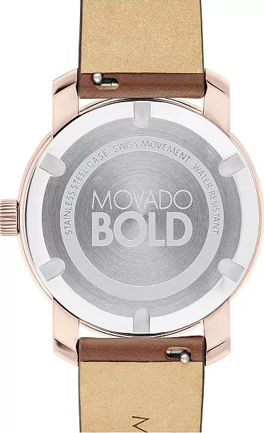 Movado Bold Cognac Watch 36mm