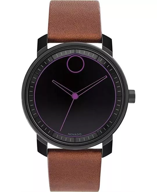 Movado Bold Cognac Watch 41mm