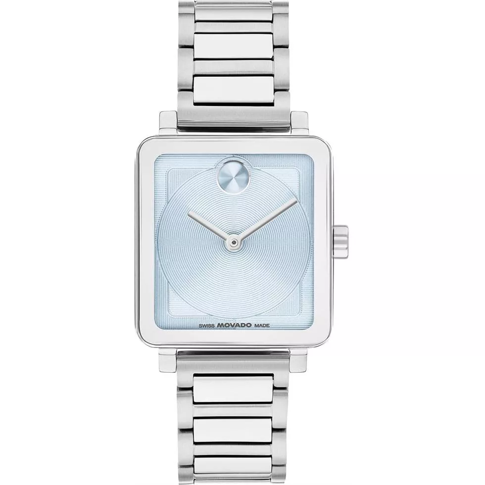 Movado Bold Evolution 2.0 Light Blue Lacquer Watch 28mm x 26mm