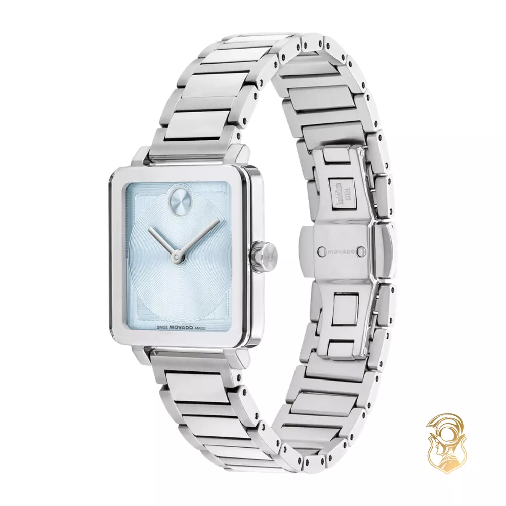 Movado Bold Evolution 2.0 Light Blue Lacquer Watch 28mm x 26mm