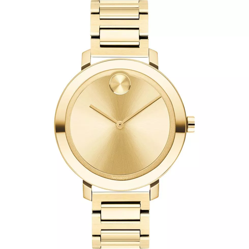 Movado Bold Evolution Gold Watch 34mm