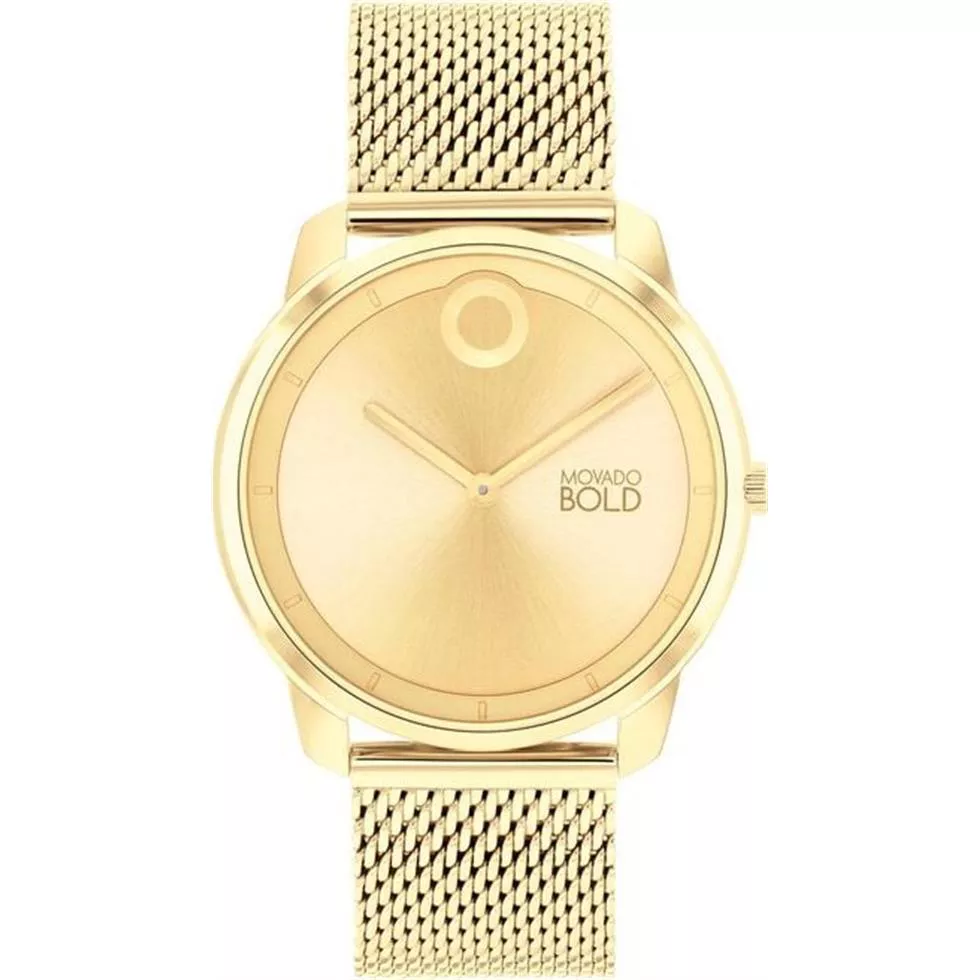 Movado Bold Gold-Tone Men's Watch 40mm