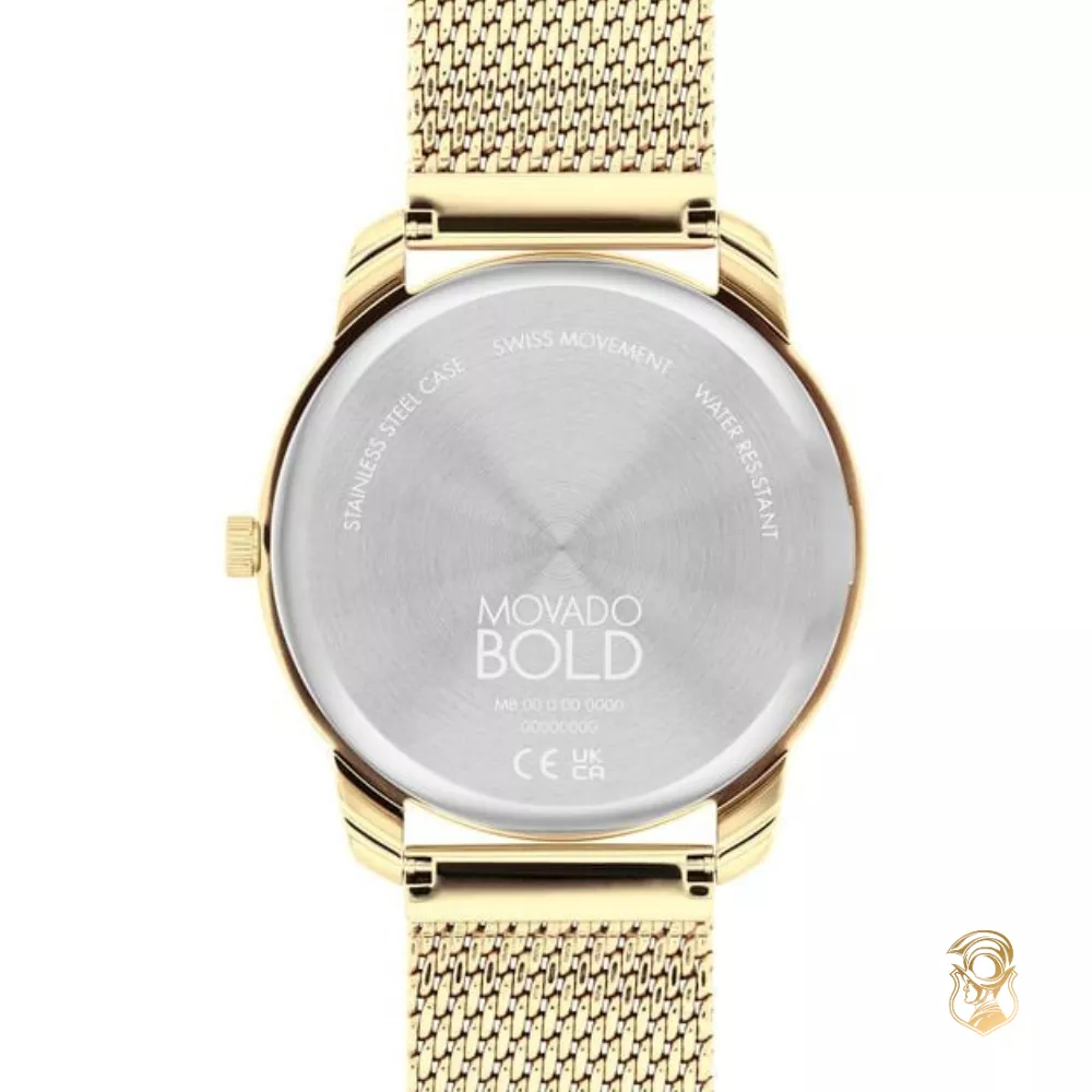 Movado Bold Gold-Tone Men's Watch 40mm