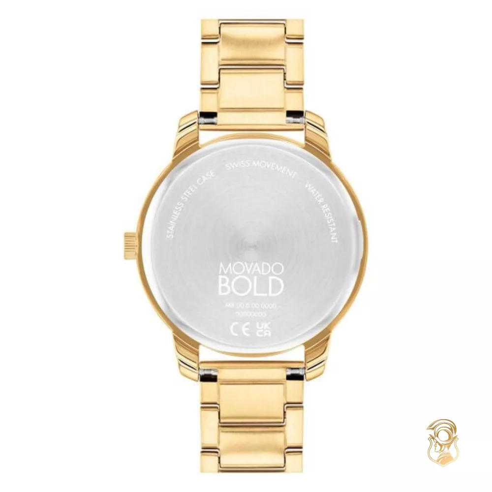 Movado Bold Gold-Tone Women's Watch 34mm