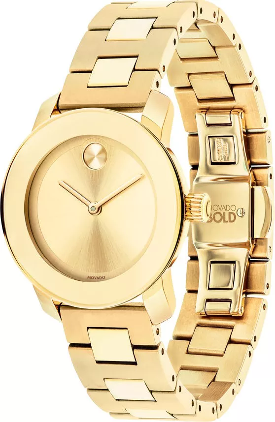 Movado Bold Gold Women's Watch 30mm
