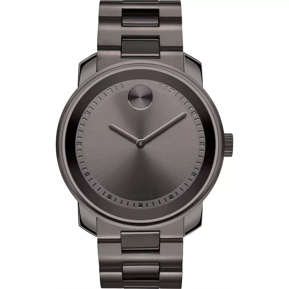 MOVADO Bold Grey Ion-Plated Unisex Watch 42.5mm