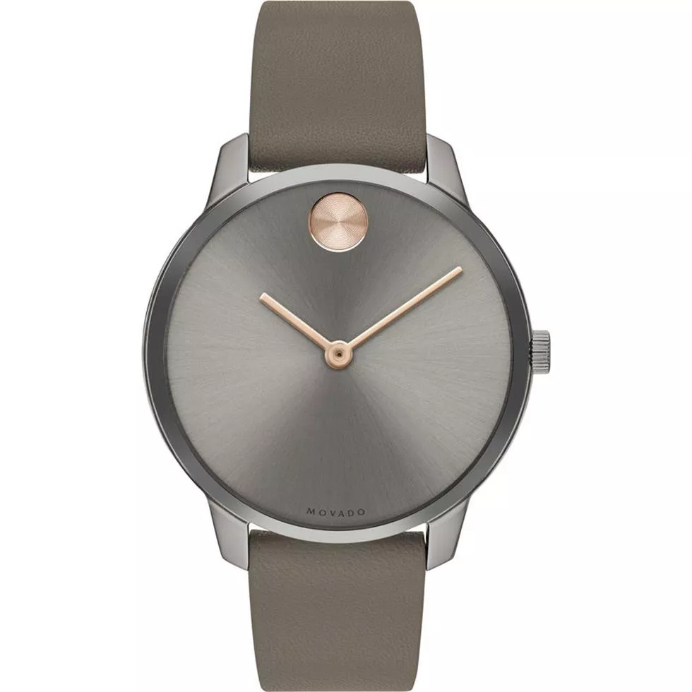 Movado Bold Grey Ion-Plated Watch 35mm