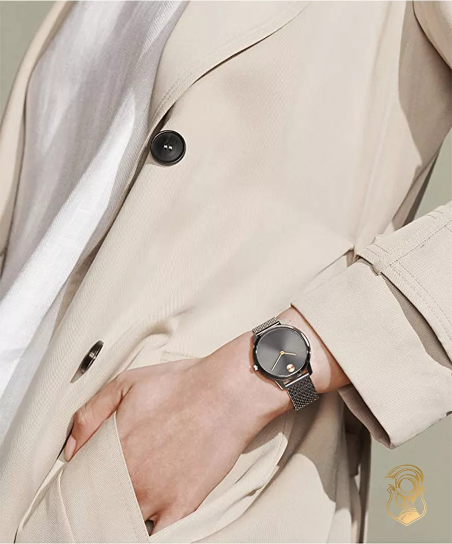 Movado Bold Grey Ion-Plated Watch 35mm