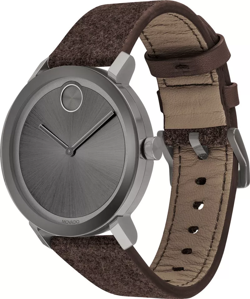 Movado Bold Grey Ion-Plated Watch 40mm