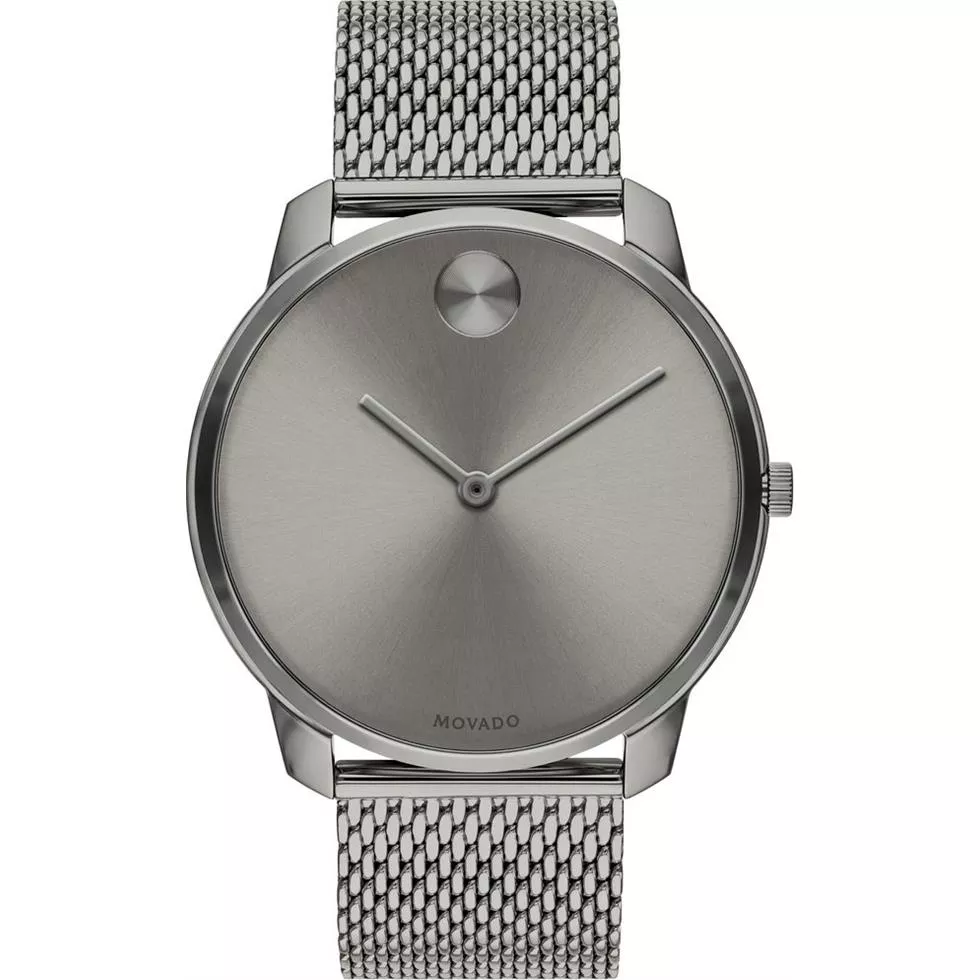 Movado Bold Grey Ion-Plated Watch 42mm