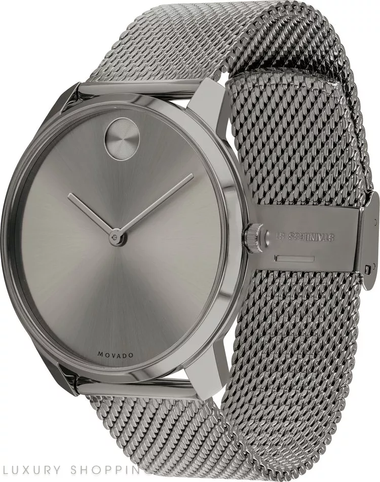 Movado Bold Grey Ion-Plated Watch 42mm