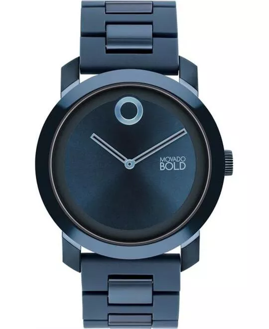 Movado Bold Impulse Blue-Tone Watch 42mm