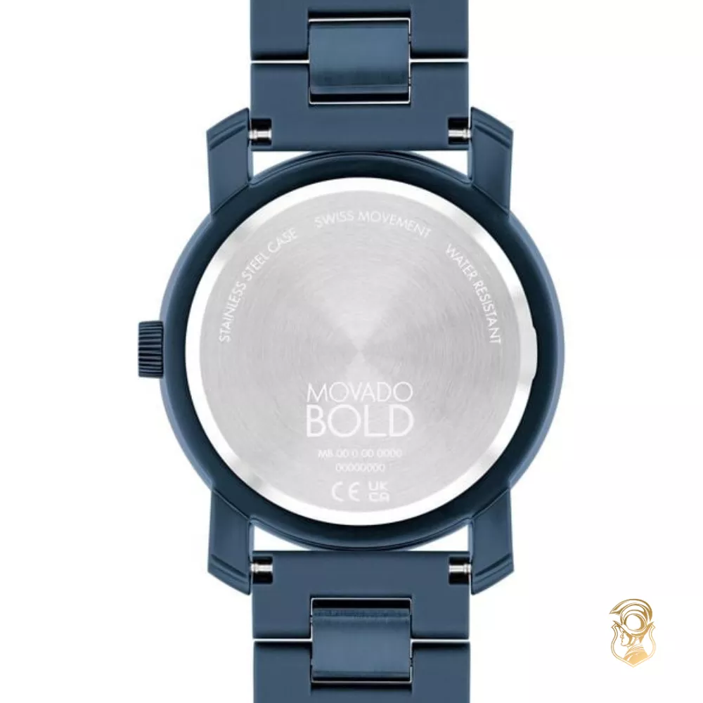 Movado Bold Impulse Blue-Tone Watch 42mm